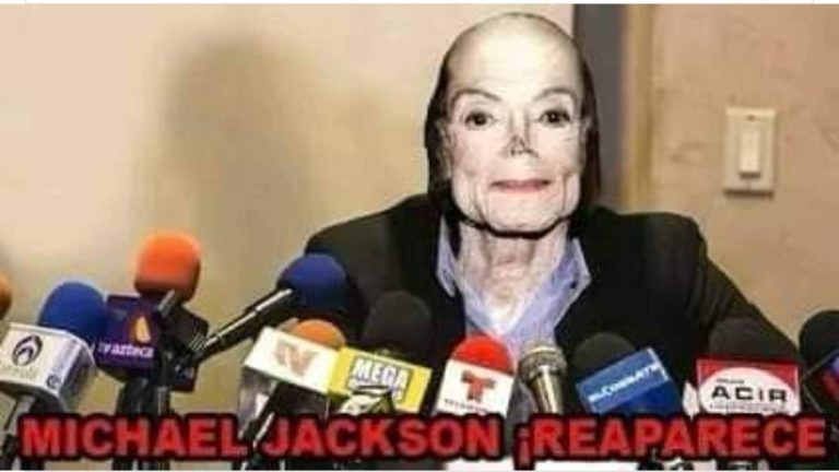increible aparicion del rey del pop