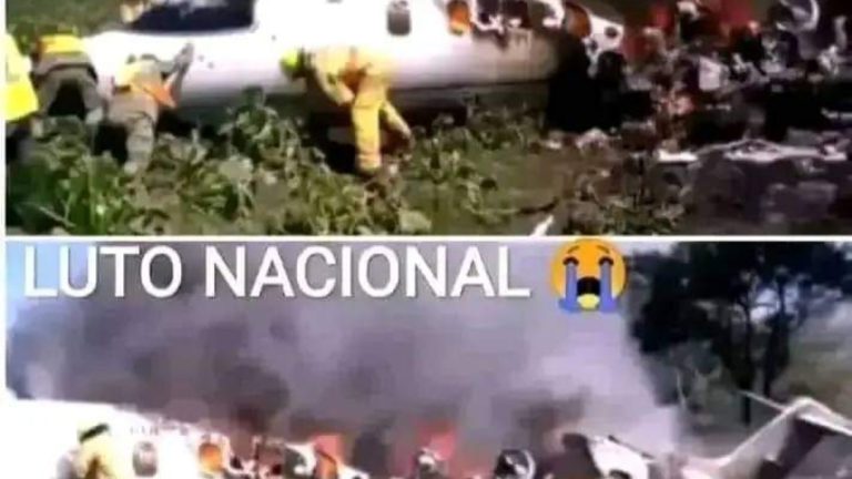 Trágico accidente aéreo