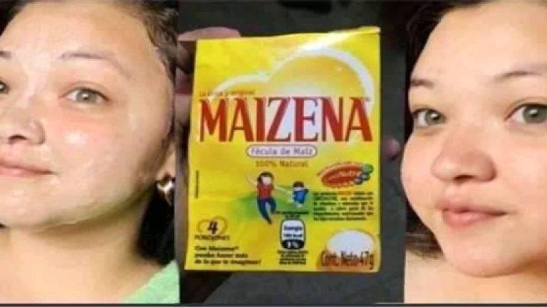 MASCARILLA DE MAIZENA PARA LA CARA