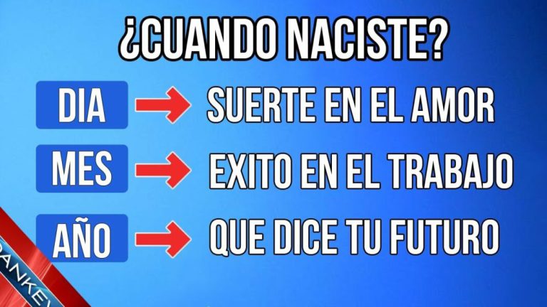 DIME CUANDO NACISTE Y SABRÁS TU DESTINO